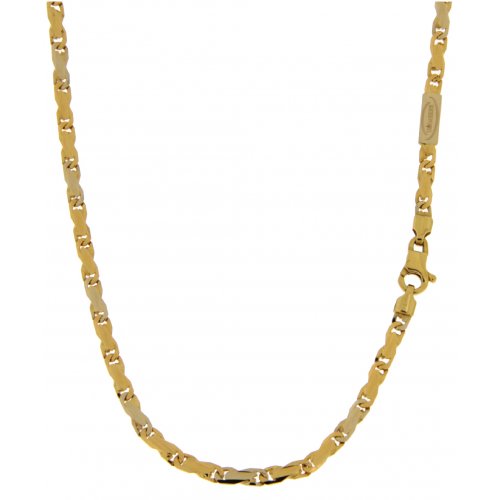 Unoaerre Men&#39;s Necklace Yellow White Gold GL100130