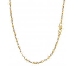 Unoaerre Men&#39;s Necklace Yellow White Gold GL100131