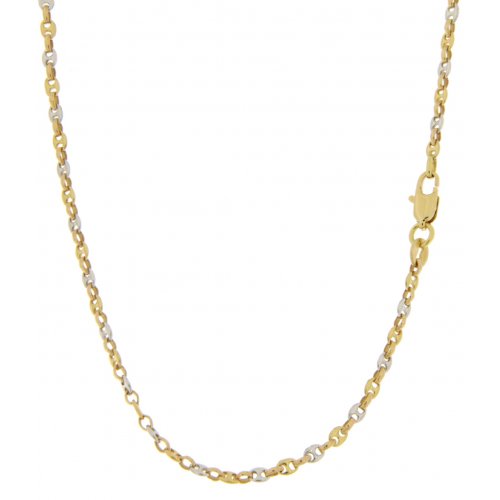 Unoaerre Men&#39;s Necklace Yellow White Gold GL100131