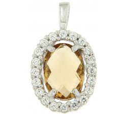 White Gold Woman Pendant GL100133