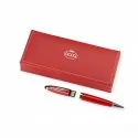 Pen holder box with USB Red Acca Argenti PEN.USB.R