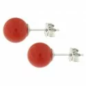 Earrings Promesse Jewelery Woman Coral OROCOR8