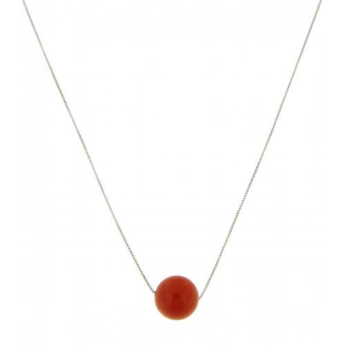 Necklace Promesse Jewelery Woman Coral CLSALM