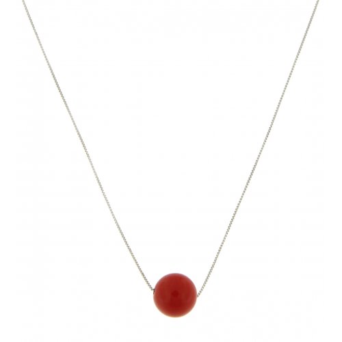 Necklace Promesse Jewelery Woman Coral CLCOR