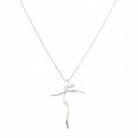 Necklace Promesse Jewelry Woman Cross CPL256