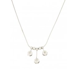 Women&#39;s White Gold Diamond Necklace GL100160