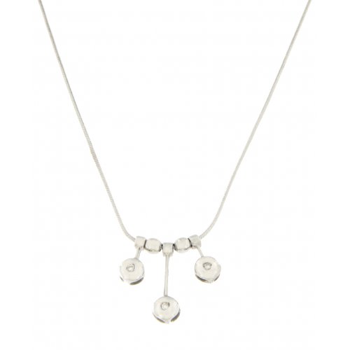 Women&#39;s White Gold Diamond Necklace GL100160