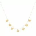 Herz-Halskette aus Gelbgold für Damen GL100167