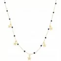 Collana Donna Oro Giallo Stelle GL100170