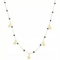 Women&#39;s Yellow Gold Star Necklace GL100170