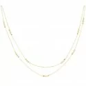 Collana Donna Oro Giallo Bianco GL100175