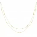 White Yellow Gold Woman Necklace GL100175