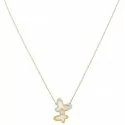 Women&#39;s Rose Gold Butterflies Necklace GL100179