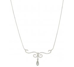 Women&#39;s White Gold Necklace GL100181