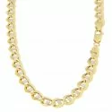 White Yellow Gold Men&#39;s Necklace GL100187