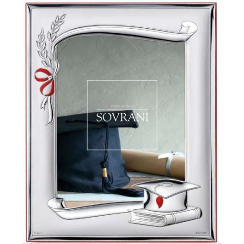 Graduation frame in Satin Silver Sovrani Argenti B234