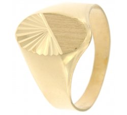 Herrenring aus Gelbgold GL100194