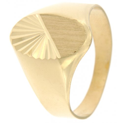 Men&#39;s Yellow Gold Ring GL100194