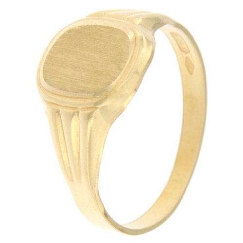 Yellow Gold Men&#39;s Ring GL100196