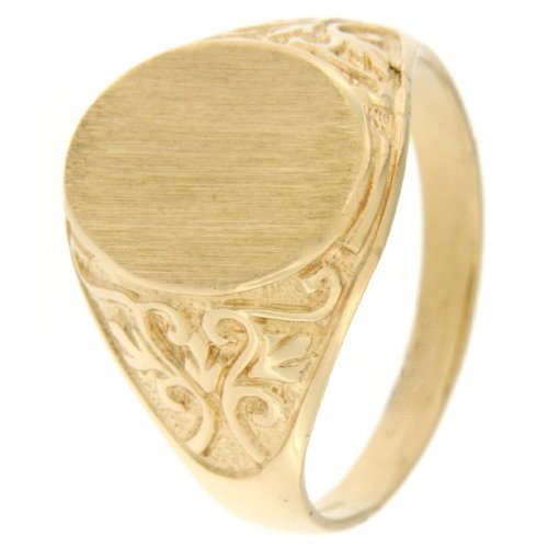 Men&#39;s Yellow Gold Ring GL100197