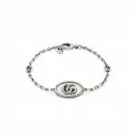 Gucci Women&#39;s Silver Bracelet GG Marmont Collection YBA627749001018