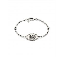 Gucci Damen Silber Armband GG Marmont Kollektion YBA627749001018