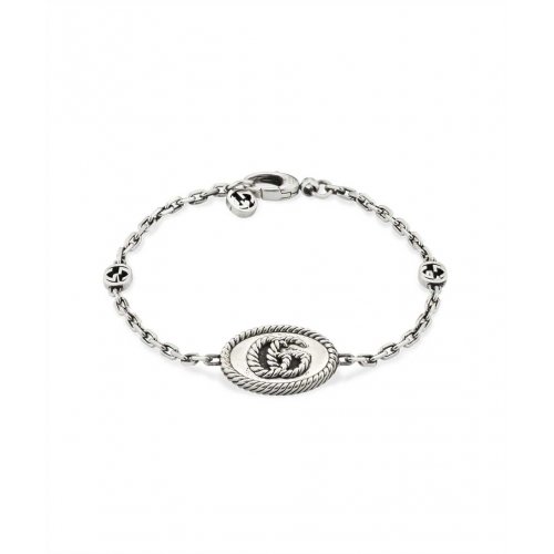 Gucci Damen Silber Armband GG Marmont Kollektion YBA627749001018