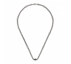 Gucci Unisex Silver Necklace YBB67866100100U