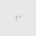 Gucci Women&#39;s Silver Heart Earrings YBD64554700100U
