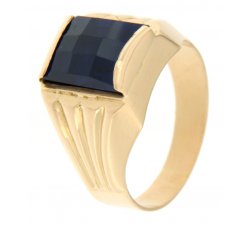 Men&#39;s Yellow Gold Ring GL100200