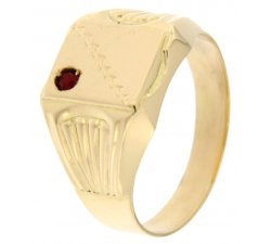 Men&#39;s Yellow Gold Ring GL100208