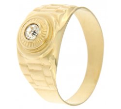 Men&#39;s Yellow Gold Ring GL100214