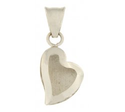 Women&#39;s Heart Pendant White Gold GL100216