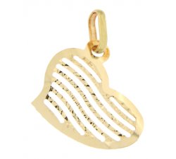 Women&#39;s Heart Pendant Yellow Gold GL100219