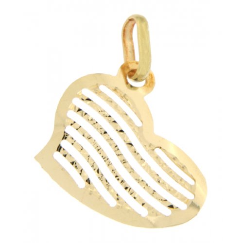 Women&#39;s Heart Pendant Yellow Gold GL100219