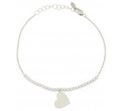 Heart Tennis Woman Bracelet White Gold GL100222