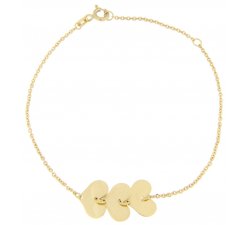 Women&#39;s Heart Bracelet Yellow Gold GL100223