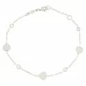 Heart Bracelet White Gold Woman GL100224