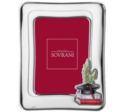 Graduation frame in Polished Silver Sovrani Argenti W558
