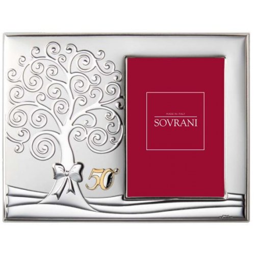 Rahmen in Satin Silver 50th Anniversary Sovrani Argenti W920