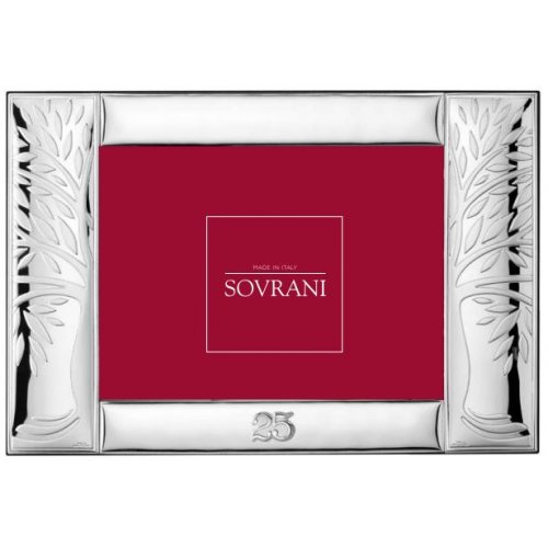 Polished Silver Frame 25th Anniversary Sovrani Argenti W626