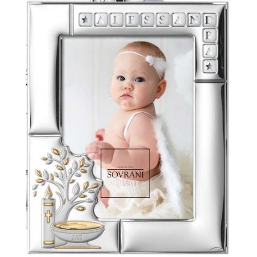 Silver frame for Baptism Sovrani Argenti W526