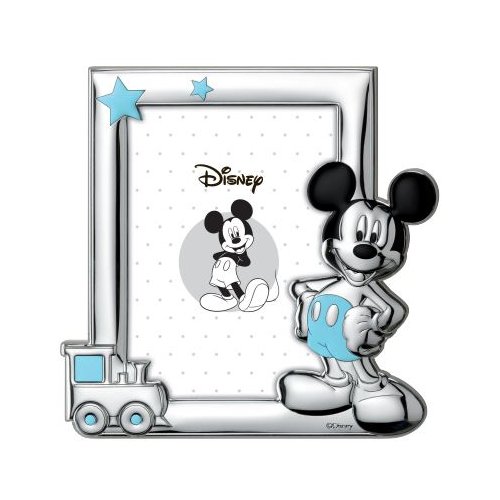 Silver frame in Miro Silver® Mickey Mouse Azzurro Sovrani Argenti D1024LC