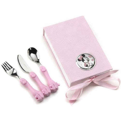 Set Cutlery Minnie Pink Sovrani Argenti D279RA