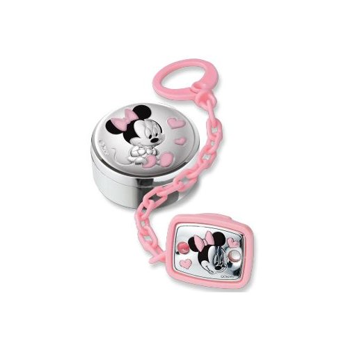 Set Portaciuccio e Portadentini Minnie Rosa Sovrani Argenti D319RA