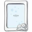 Silver frame Blue bears Sovrani Argenti W5174C