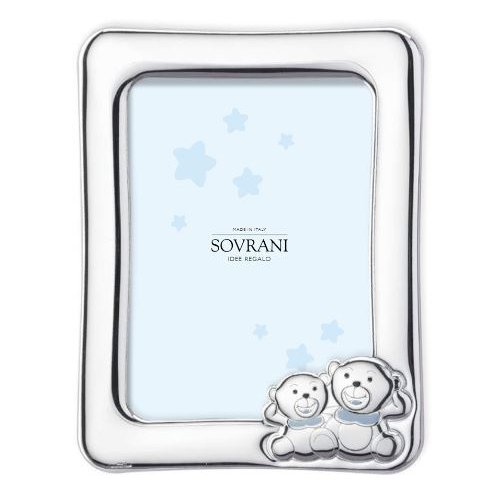 Silver frame Blue bears Sovrani Argenti W5174C