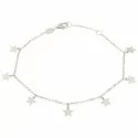 Bracciale Donna in Oro Bianco con stelle GL100043