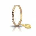 Unoaerre-Ring aus 18 kt Gelbgold Gardenia AF269