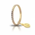 Unoaerre ring in 18 kt yellow gold Gardenia AF269